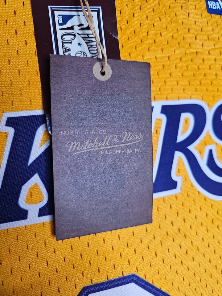 Nueva con etiquetas Camiseta Kobe Bryant Hardwood Classics Los Angeles Lakers M & Ness #8 Talla 2XL Foto 3 de 4