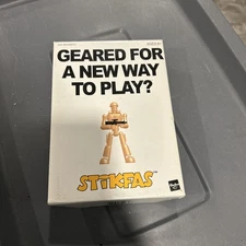 Hasbro Stikfas Alpha Male Military Action Figure Tan Vintage 2002 New/Sealed