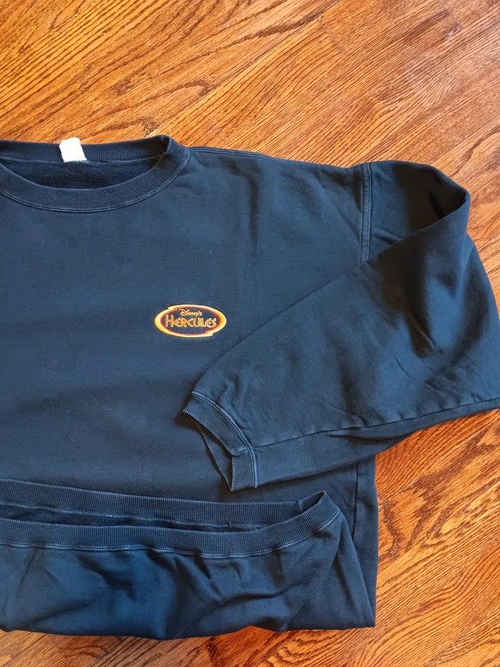 Suéter de Colección Años 90 Disney Hércules Película Promo Elenco y Equipo Foto 3 de 4