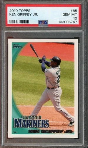 2010 Topps #85 Ken Griffey Jr. HOF GEM-Mt PSA 10 Mariners 6747