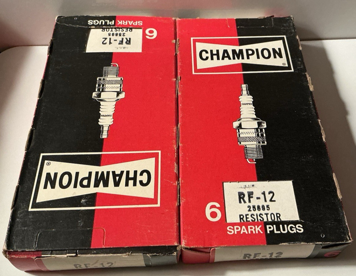 LOT OF 12 CHAMPION RF12  Spark Plugs