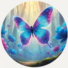 Hayleybug 1/10th oz The Garden Exhales Butterfly Silver Round
