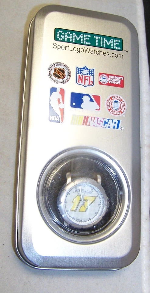 RELOJ PULSERA GAME TIME DAMAS CONDUCTORES/JUGADORES #17 MATE KENSETH NUEVO EN BUEN ESTADO Foto 3 de 3