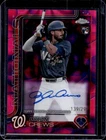 2025 Topps Chrome Update Dylan Crews Rookie Lava Lamp Auto Magenta/Purple #/299