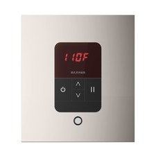 Mr. Steam ITSQPN iTempo Square Steam Control and Steamhead in Polished Nickel