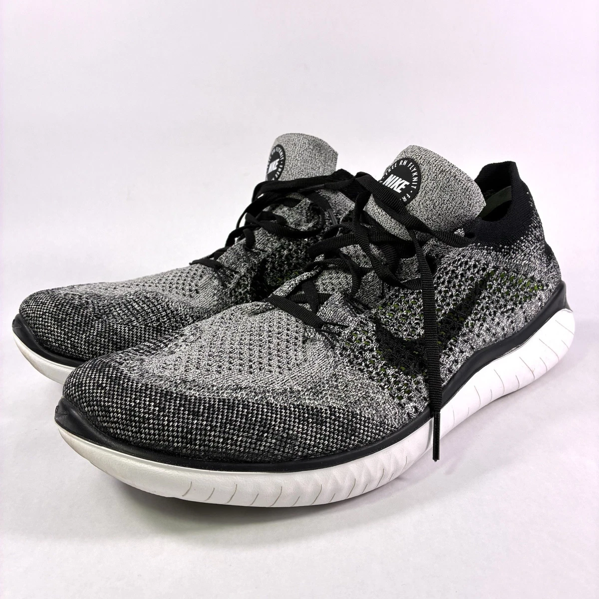 Nike Free RN Flyknit White Black for Sale | Authenticity  display picture 3
