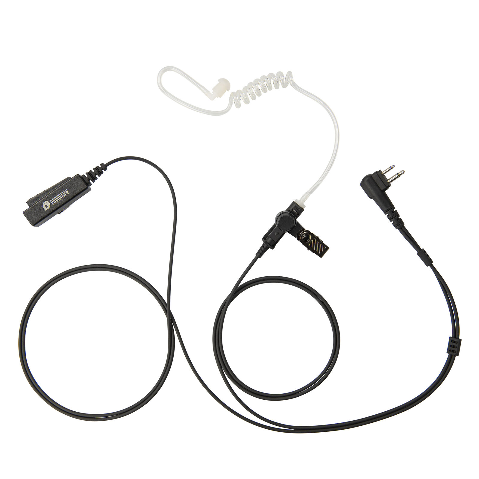 Warehouse Jacksonville Mall Two-Wire Acoustic Air Tube PTT Motorola C for Ranking TOP6 Earpiece