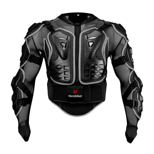 Motorcycle Body Armour Safety Jacket Motocross Motorbike Spine Elbow Protector N - Bild 12 von 18