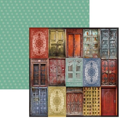 Grand Bazaar - Doorways,  DS, Scrapbook Paper, Kaisercraft P2870