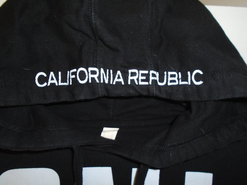 CALIFORNIA REPUBLIC MARILYN MONROE BLACK HOODIE SWEATSHIRT TOP MENS SIZE XL - Picture 8 of 12