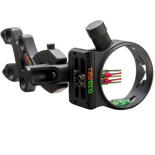 New TruGlo Storm 5 Pin Black Bow Sight (.019) Pins w/ LED Light TG3015B - Photo 1 sur 1