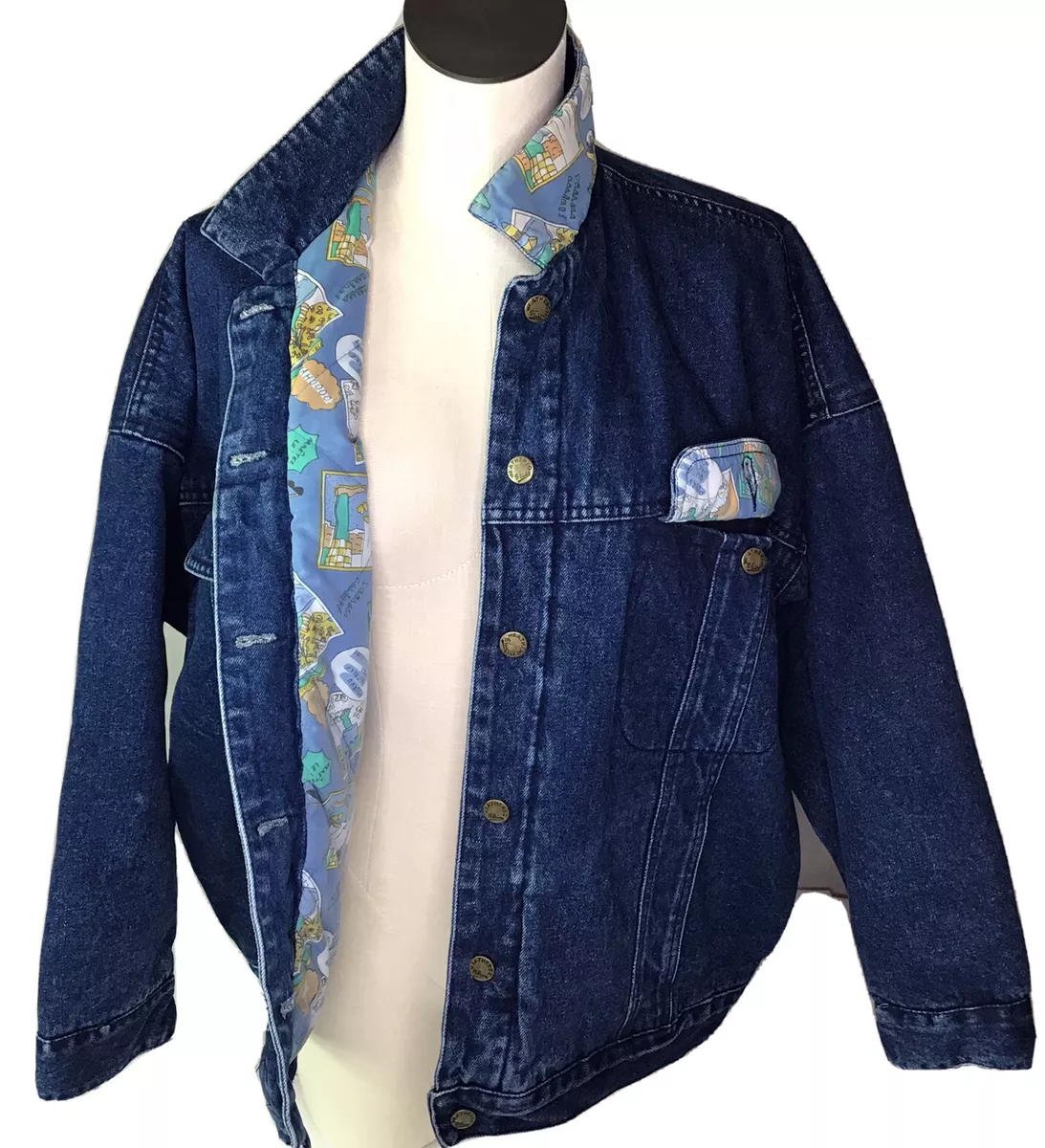 Weathered blues denim best sale jacket