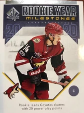 18-19 UD SP Authentic Rookie Year Milestones #RYM-CL Clayton Keller