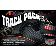 AFX Track Pack Slot Car Expansion Set - 26 Feet of Straights, Curves & Squeezes!