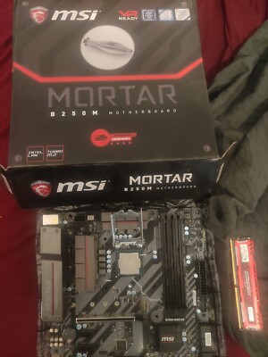 MSI B250M Mortar Mainboard i5 7500(Womöglich defekt!)+ 16GB Ram
