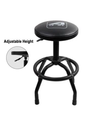 US SHIP Black Garage Bar Heavy Duty Adjustable Pneumatic Stool for Workshop 