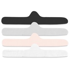 Organic Cotton  Bamboo Bra Liner 4-Pack White, Pink, Gray, Black Stay Dry
