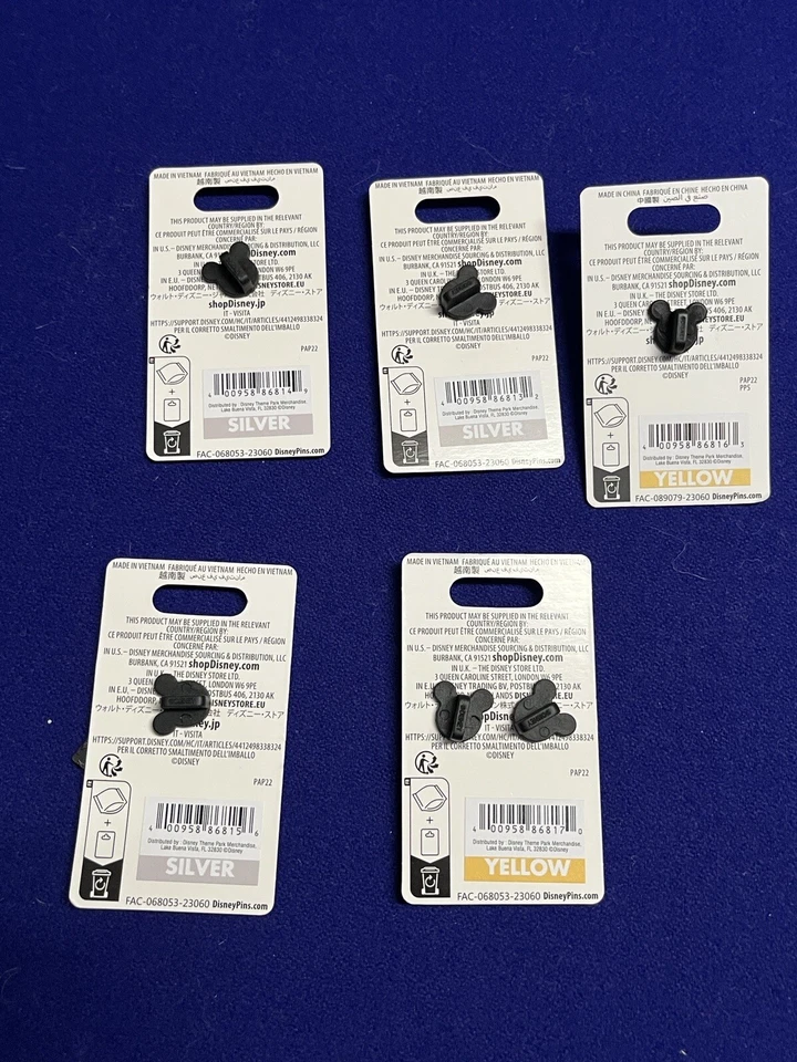 Juego de 5 prendedores 2023 Disney Parks Haunted Mansion Pickwick Hatbox Ghost Leota Raven Foto 2 de 4