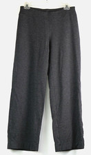 Soma Gray Ponte Knit Wide Leg Ankle Lounge Pants M