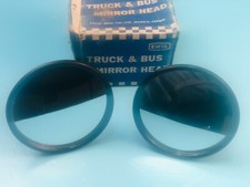Vintage Excel Plastic Round Rear View Mirror Head Set Made in Japan NOS