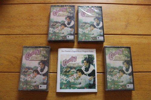 READERS DIGEST COUNTRY SWEET & SENTIMENTAL CASSETTE LOT [NEW SEALED] - Picture 1 of 6