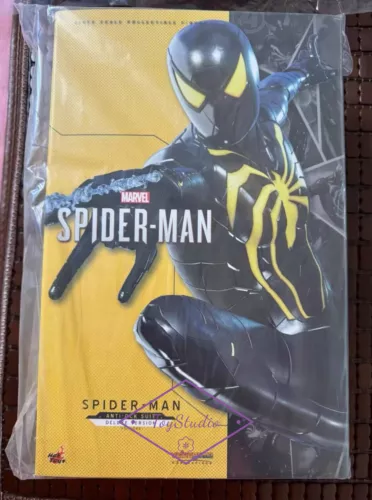 New Hot Toys VGM45 Marvel's Spider-Man Anti-Ock Suit Version Deluxe 1/6 Figure