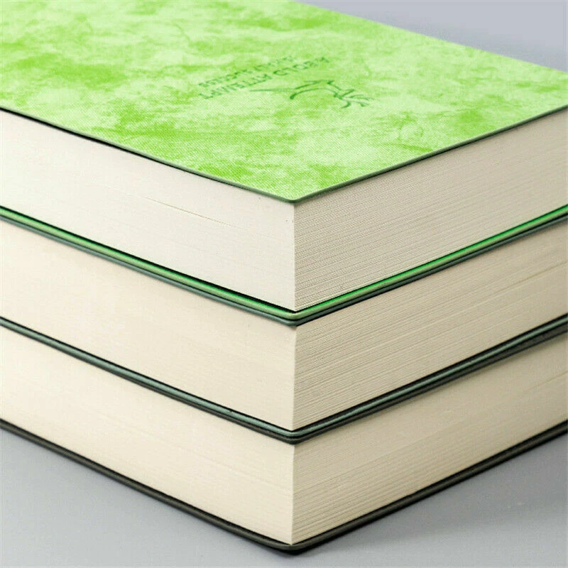 5.7x4" 640 Pages Notebook PU Leather Vintage Journal Blank Paper Writing Diary - Image 2 of 4