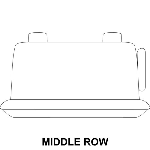 1 ROW CUSTOM RM WILLIAMS CANVAS SEAT COVER FOR VOLKSWAGEN CARAVELLE 08-09 - Picture 9 of 11