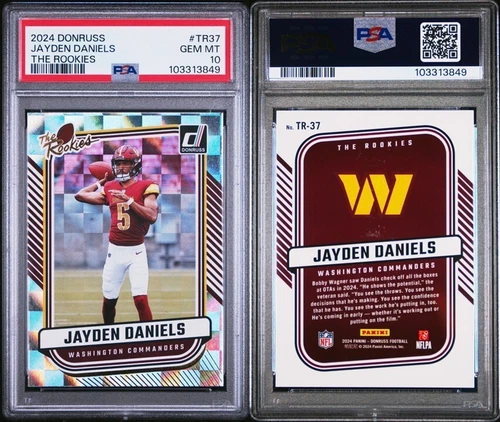 2024 Donruss - Jayden Daniels - The Rookies - PSA 10