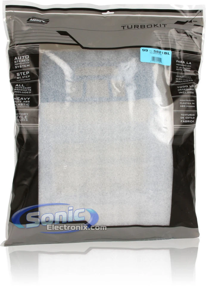 Kit de tablero de instalación Metra 99-5821BL para Ford Fusion y Mercury Milan 2010-12 (azul) Foto 4 de 4