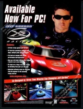 1999 Jeff Gordon photo Xs Racing ASC Games vintage print ad