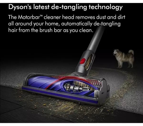 DYSON V8 Cordless Vacuum Cleaner Silver Nickel eBay