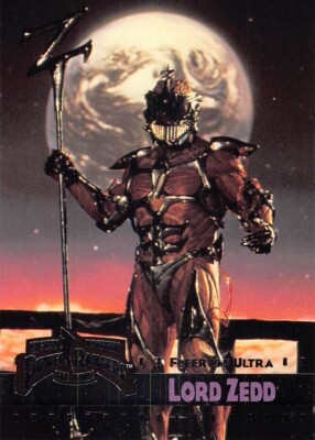 1995 Fleer Ultra Mighty Morphin Power Rangers The Movie LORD ZEDD