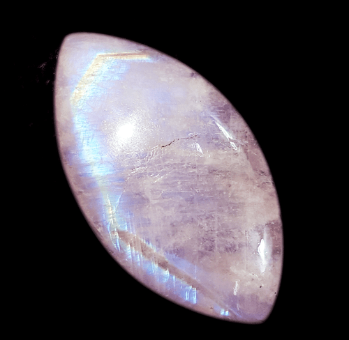 51.00 Ct 100% Natural White Rainbow Moonstone Loose Gemstone Certified - Picture 3 of 6
