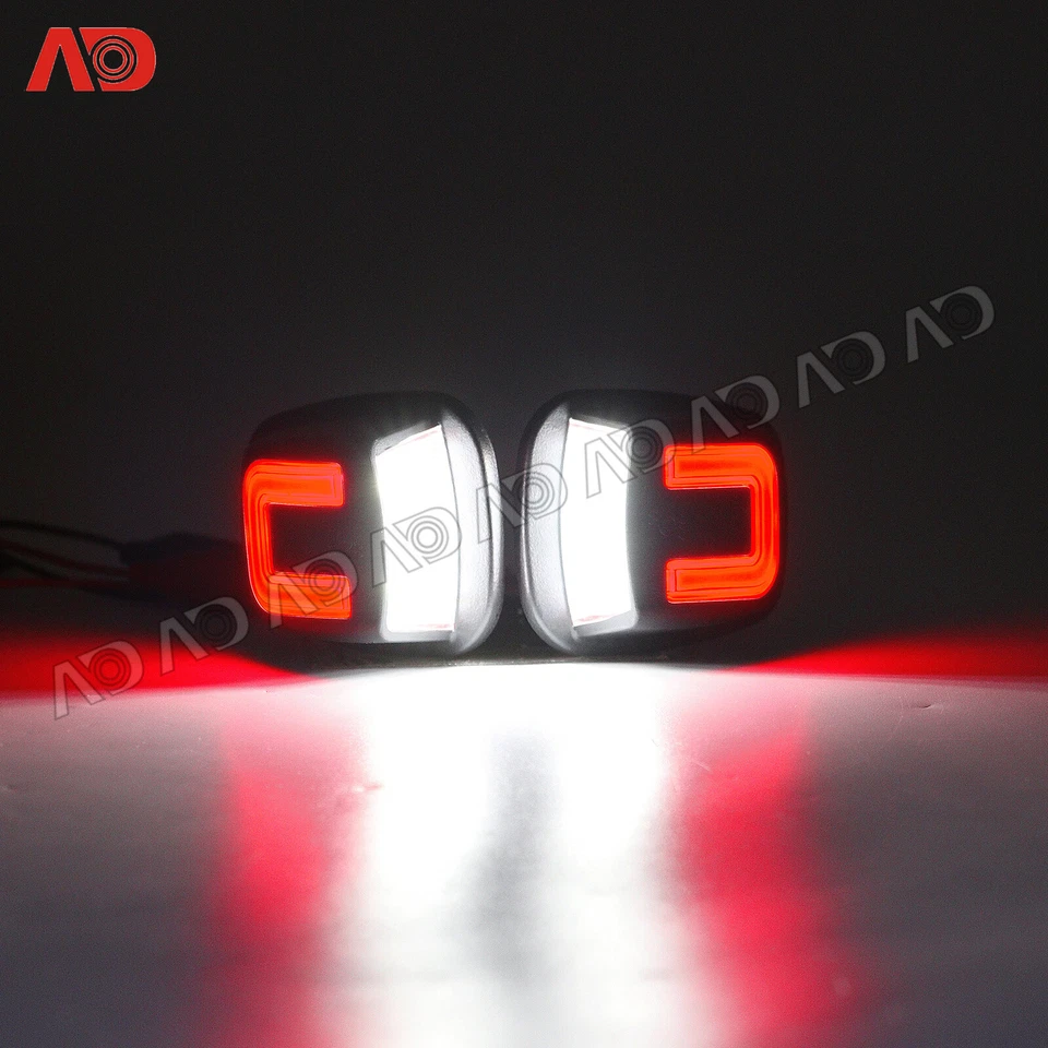 For 88-00 Chevy C/K 1500 2500 3500 "BRIGHT WHITE" LED License Plate Lights Lamps - Image 2 of 4