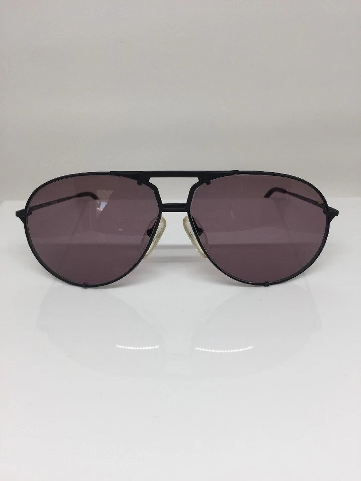 Nuevas gafas de sol vintage Porsche Design Aviator de Carrera M. 5651 C. negras mate Foto 3 de 4