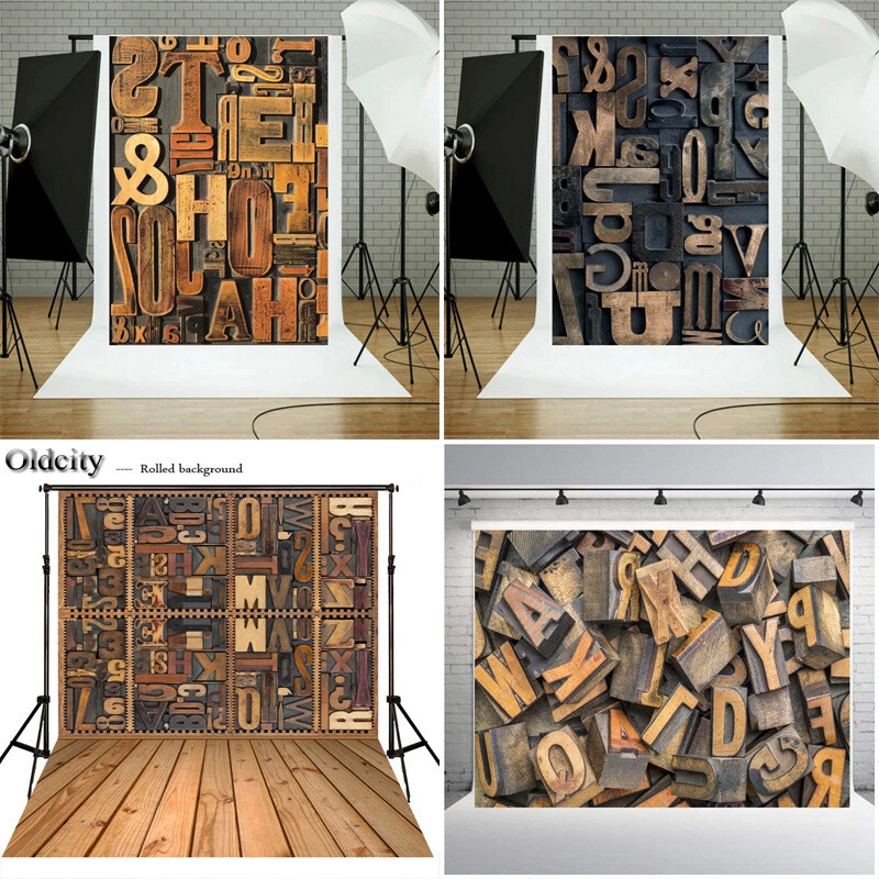 Vintage Large Wooden Panel Photography Background Wooden Board Studio Backdrops - Image 4 of 4