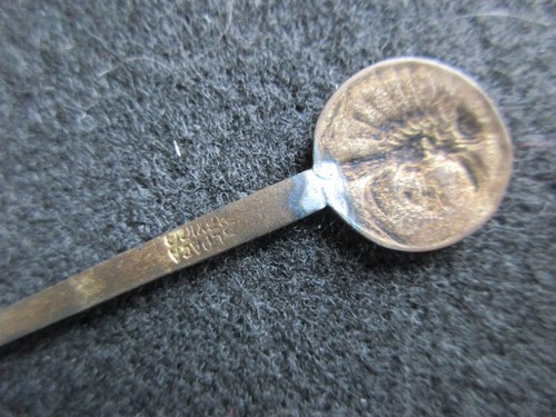 STERLING SILVER COLLECTOR'S SPOON, INDIAN CHEIF SPOON MAN-0822*06797 - Picture 5 of 6
