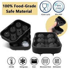 Wholesale Ice Mould 4/6/8 Grid Ice Ball Reusable Ice Mold Ball for Whiskey Ic