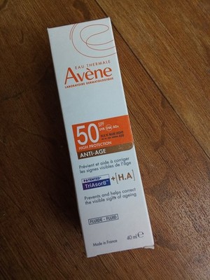 Avène Fluid Anti-Age Solar SPF50 Thermalwasser Feuchtigkeit UVA UVBA Haut 40ml