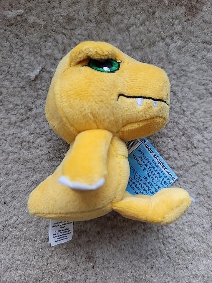 AGUMON◇DIGIMON 4 pulgadas Peluche Mini Personaje◇Minis Original Peluche Relleno◇Nuevo Foto 3 de 3