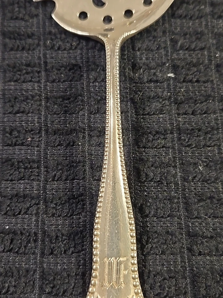 Servidor de pepino Gorham prata esterlina dente de serra padrão Lancaster mono 26,8 g - Imagem 3 de 4