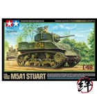 Tamiya 1/48 No. 106 American Light Tank M5A1 Stuart Plastic Model 32606