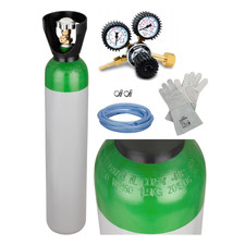 Bombola Argon CO2 Gas 8L Piena Mix 8L 150B Ar+CO2 Saldatura Topo Regolatore Tubo