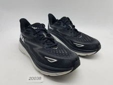 Hoka One One Clifton 9 Men's Size 11.5 2E (Wide) Running Shoes Black