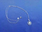 GRANDMA GRABE'S BEAUTIFUL VINTAGE 925 STERLING SILVER CZ RING 4G NECKLACE
