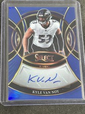 2025 Panini Select - Kyle Van Noy - Blue Prizm Signatures Autograph - /149