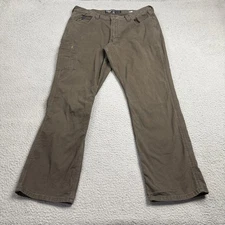 Ariat Pants Mens 36x32 Brown M4 Rebar Relaxed Straight Wren Durastar Tough