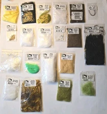 20 Pcs Lot HARELINE DUBBIN, INC Variety FLY TYING Mats 