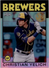 2021 Topps Chrome '86 Topps #86BC7 Christian Yelich - BB